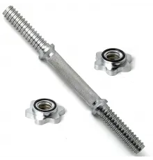 Гриф гантельный (хромированный) 350 мм / диаметр 30 мм